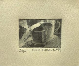 Cup (impression), ink on paper, 5.5x4.75, 1999