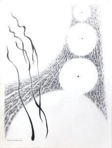 Sticks and Stones graphite on paper 9.5x12.25 2016