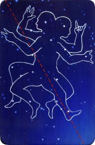 Siamese Gemini acrylic on panel 10x6.5 2014